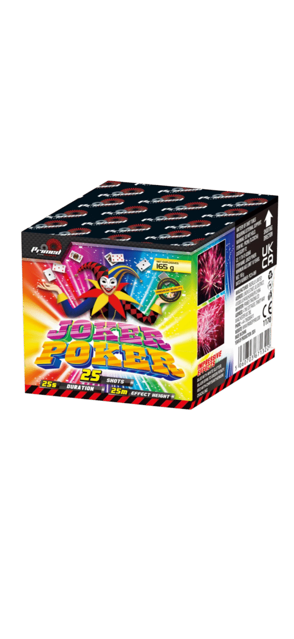 JOKER POKER - 25 SHOTS - GOLDEN EFFECTS