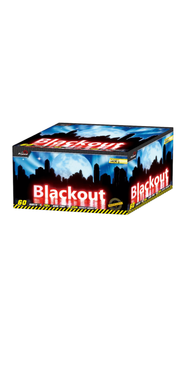 BLACKOUT - 60 SHOTS - FANNED EFFECT