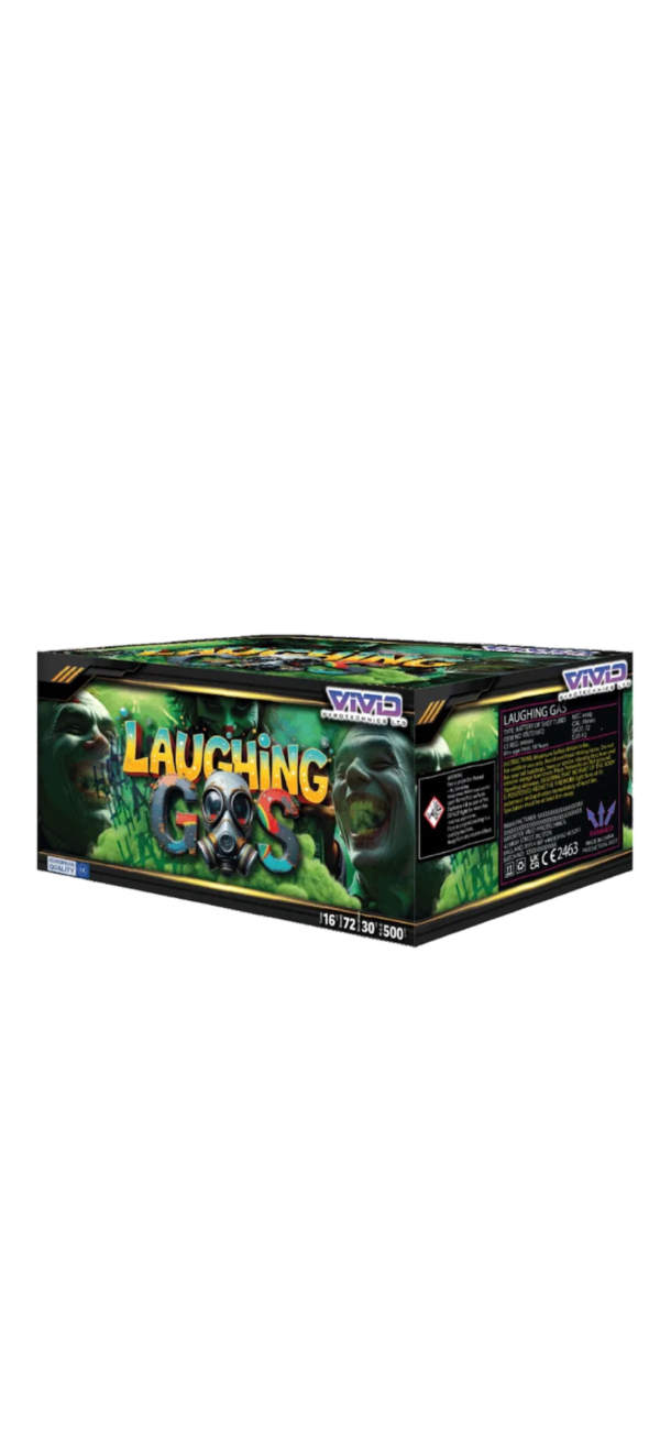 LAUGHING GAS - 72 SHOTS BY VIVID PYROTECHNICS