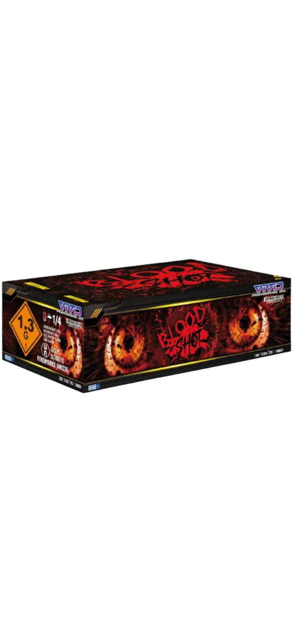 BLOODSHOT 139 SHOTS BY VIVID PYROTECHNICS